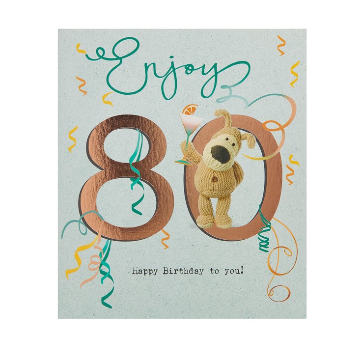 80th Birthday Card