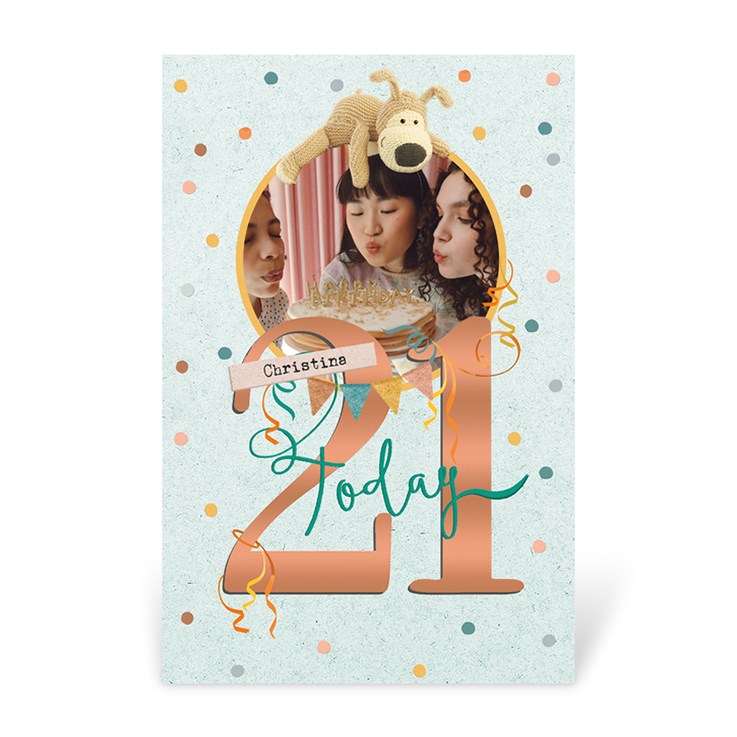 21st Birthday Card