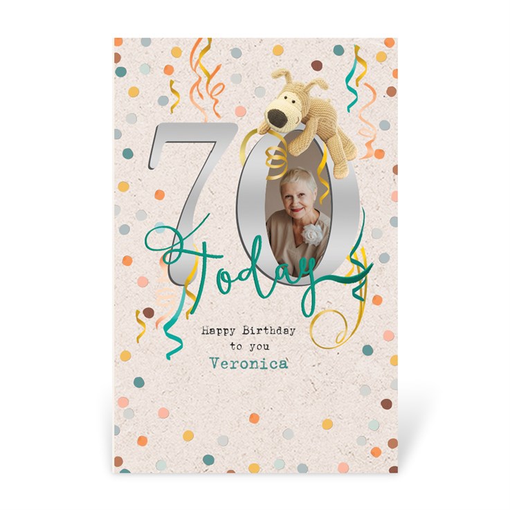 70th Birthday Card