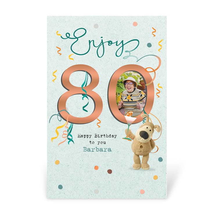 80th Birthday Card