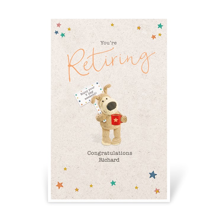 Retiring Card