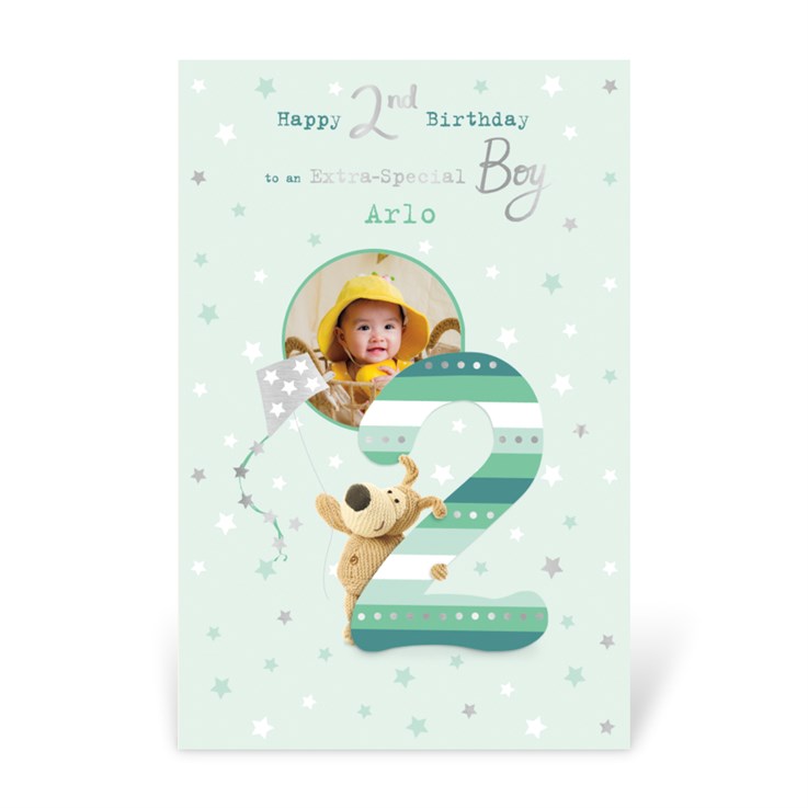 Boy 2nd Birthday Card